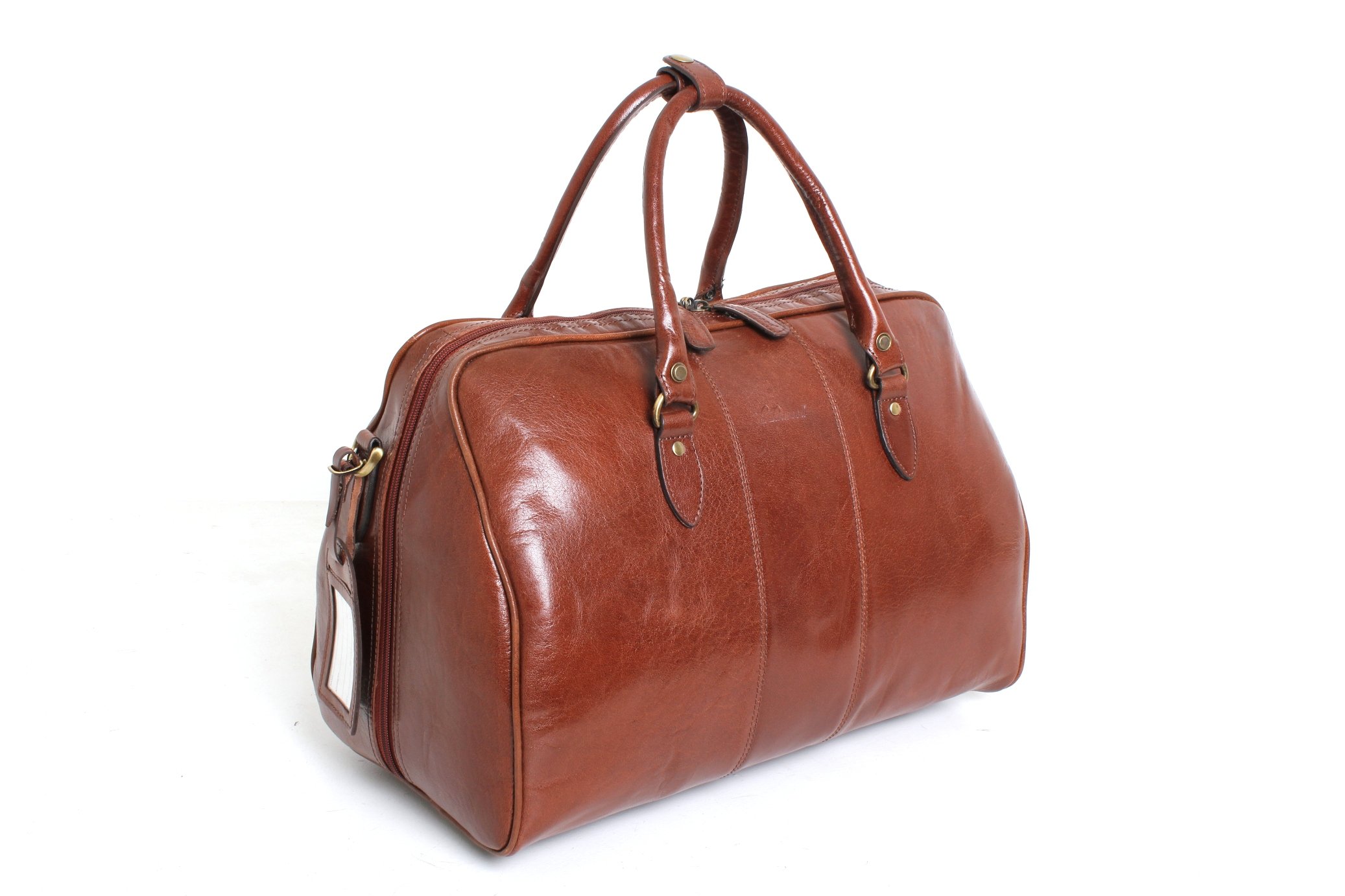 Ashwood - Leather Holdall Harry Chestnut