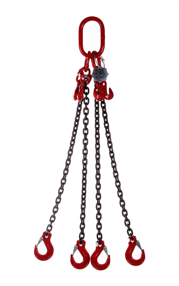 4 Leg 11.2tonne 13mm Lifting Chain Sling with choice of length and ...