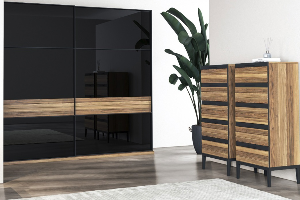 Armani Bedroom Set - EU King Size 160*200 cm - Novia Furniture - INYDY