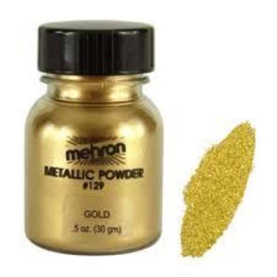 Mehron Metallic Powder – Gold - Metallic Powders - Dublin Body
