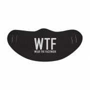 WTF Wear The Facemask Funny Quote – Funny Lightweight daily Face Mask, White – Ai Printing