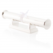 Birth Scroll Certificate Holder With Stand & Presentation Box