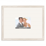 White Shabby Chic Wedding & Special Occasion Signing Frame for a 8×6/6x8in Photo