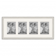 Silver Multi Aperture Photo Frame for four 7×5/5x7in photos