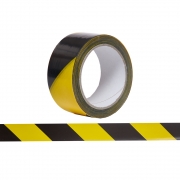 HAZARD TAPE – BLACK YELLOW