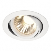 SLV NEW TRIA LED DISK downlight,round, white, 4000K, 35° 113561