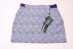 Chervo Ladies Jene Floral Print Pull On Golf Skort – 10 – Navy – Get That Brand