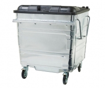 1280L Steel Wheelie Bin – Steel