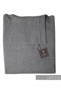 Sloppy Joe Cashmere Jersey Dark Grey / One Size by Pink Avocet