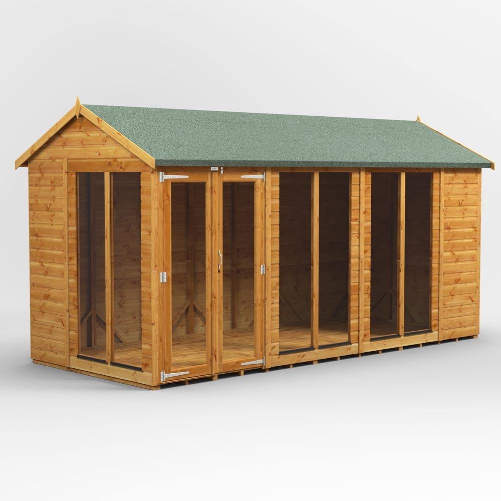 14×6 Premium Summer Pavilion, 1x Double Doors – Powersheds – Spearhead Outdoors