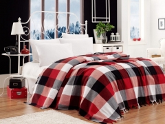 Double Pique – İskoç – Black, Red, White