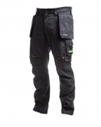 Apache Bancroft Work Trouser Black LONG – 34 Waist – Borderland Muff