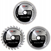 Saxton 165mm TCT Thin Kerf Cordless Circular Saw Blade Pack C Compatible with Dewalt Makita Ryobi Bosch