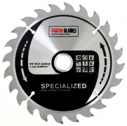 Saxton TCT16524T 165mm x 24t TCT Thin Kerf Cordless Circular Saw Blade Compatible with Dewalt Makita