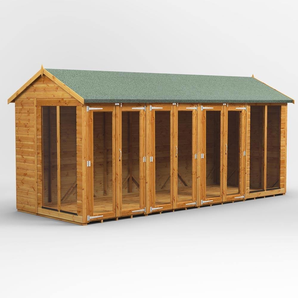 16×6 Premium Summer Pavilion, 3x Double Doors – Powersheds – Spearhead Outdoors