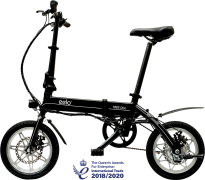 Eelo 1885 Disc Pro Folding Electric Bike 250W, Black – Urban Travel