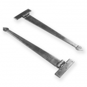 Arrow End T Hinges Pewter 4″-24″