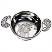 2.75″ Paisley Pewter Quaich