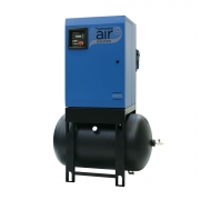 Hydrovane HR07ER RS Compressor – 4-7 kW – Intergrated Receiver Solution – Regulated Speed