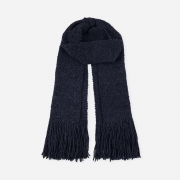 La Paz Scarf Navy – Merino wool – One Size – Luxury Marino Wool – Fairtrade & Sustainable – Aessai