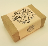 Floral Soap Honeysuckle and Geranium – 85g Bar – Goat Milk Soap – Ganders Goat