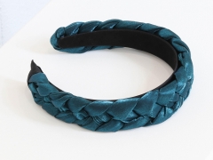 Blue Louise Oversized Chiffon Plaited Headband – Big Metal London