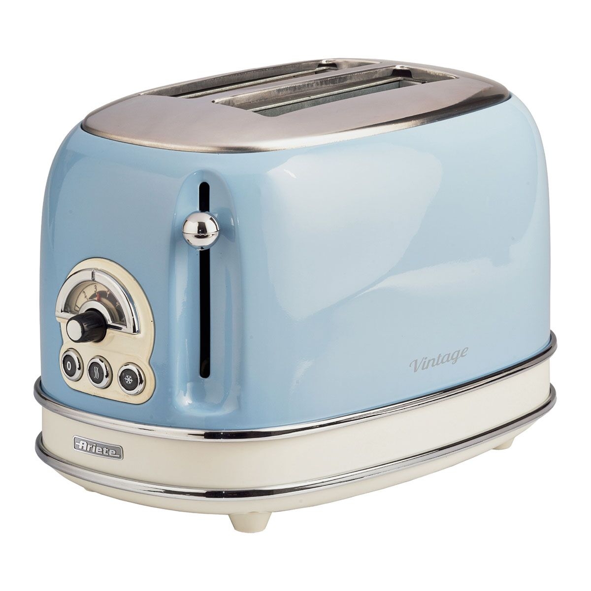 Ariete Vintage 2 Slice Toaster in Pastel Blue