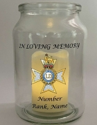 Memory Jar – Light Dragoons – British Military Gift Ideas – Army – Light Dragoons – Crafty Black Dog