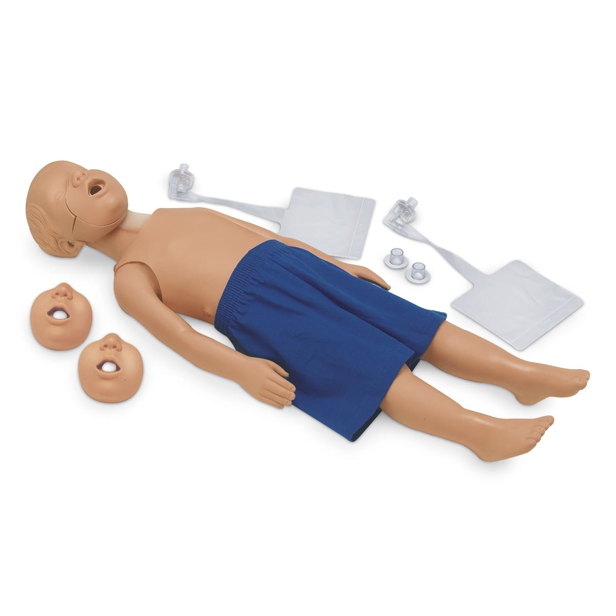 Simulaids CPR Kyle Manikin Jaw Thrust 3 Year Old – CPR Kyle Manikin – 3 Year Old Child – Medical Teaching Equipment