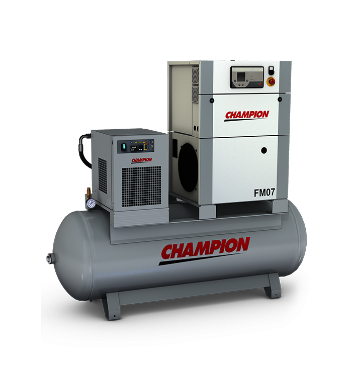 Champion FM 7 – 13 bar 500LT Tank + Dryer