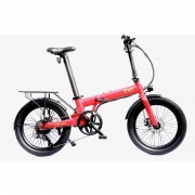 E-Go Max Folding Electric Bike 250W – Gloss Red – Generation Electric