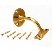 Golden Grace Solid Brass Hand Rail Bracket – My Door Handles