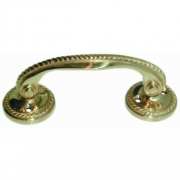Georgian Bow Handle Brass 5-inch (Pack Of 1) (U-G1512) – My Door Handles