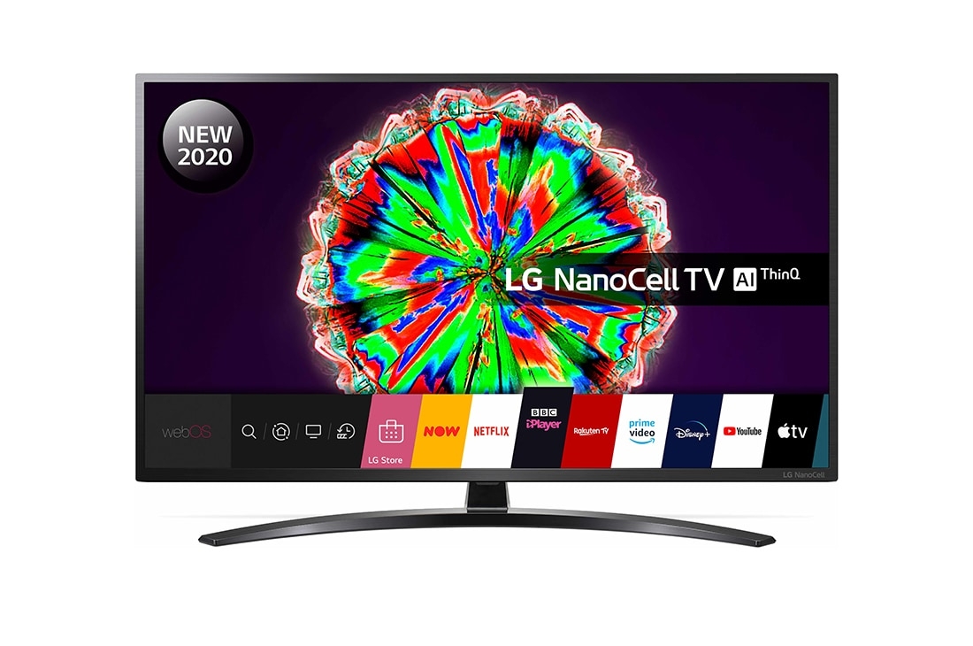 LG 43NANO796NE 43” Ultra HD 4K Smart HDR TV with Wifi WebOS Freeview/ Freesat – Yellow Electronics