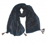 The Wellness Scarf Blue Lace Agate Blue – Stylish & Luxurious – Unisex – The Scarf Giraffe