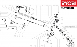 Ryobi – Spare Part – Tube For Grass Trimmer – RLT5030S – Tube – Genuine Replacement Part