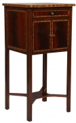 Mahogany tall bedside