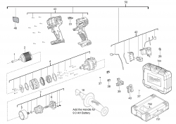 Milwaukee – Spare Part – Switch Assembly For Compact Drill Driver – M18 BDD – Switch Assembly – Genuine Replacement Part