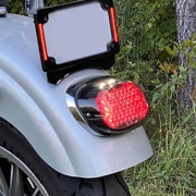 CUSTOM DYNAMICS LOW PROFILE LED TAIL LIGHT WITH WINDOW – Smoke – Rick Rak