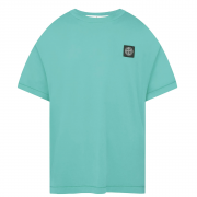 STONE ISLAND COMPASS BADGE T-SHIRT ‘ACQUA’ Large – RpshoppingHQ