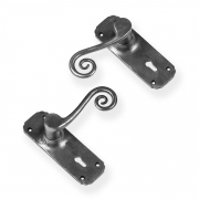 Monkey Tail Lever Handle Pewter