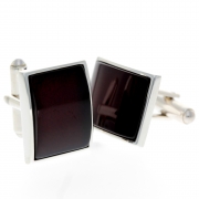 925 Sterling Silver & Baltic Amber Classic Cufflinks – AAC004 Cherry – SilverAmberJewellery