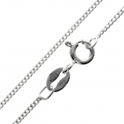 Made in Italy – 925 Sterling Silver Delicate Diamond Cut 1.1 mm chain – GCH009 22″ – 56cm – SilverAmberJewellery