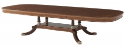 Theodore Alexander Mahogany Extending Dining Table