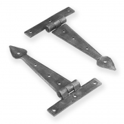 Arrow End T Hinges Pewter 4″-24″