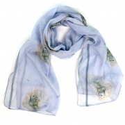 Limited Edition Gorilla Scarf Blue – Stylish & Luxurious – Unisex – The Scarf Giraffe