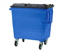 770L Steel Wheelie Bin – Blue