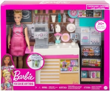 Barbie You Can Be Anything Coffee Shop & Doll 20 Piece Playset – Pulse Leisure