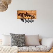 Decorative Wooden Wall Accessory – Hakuna Matata