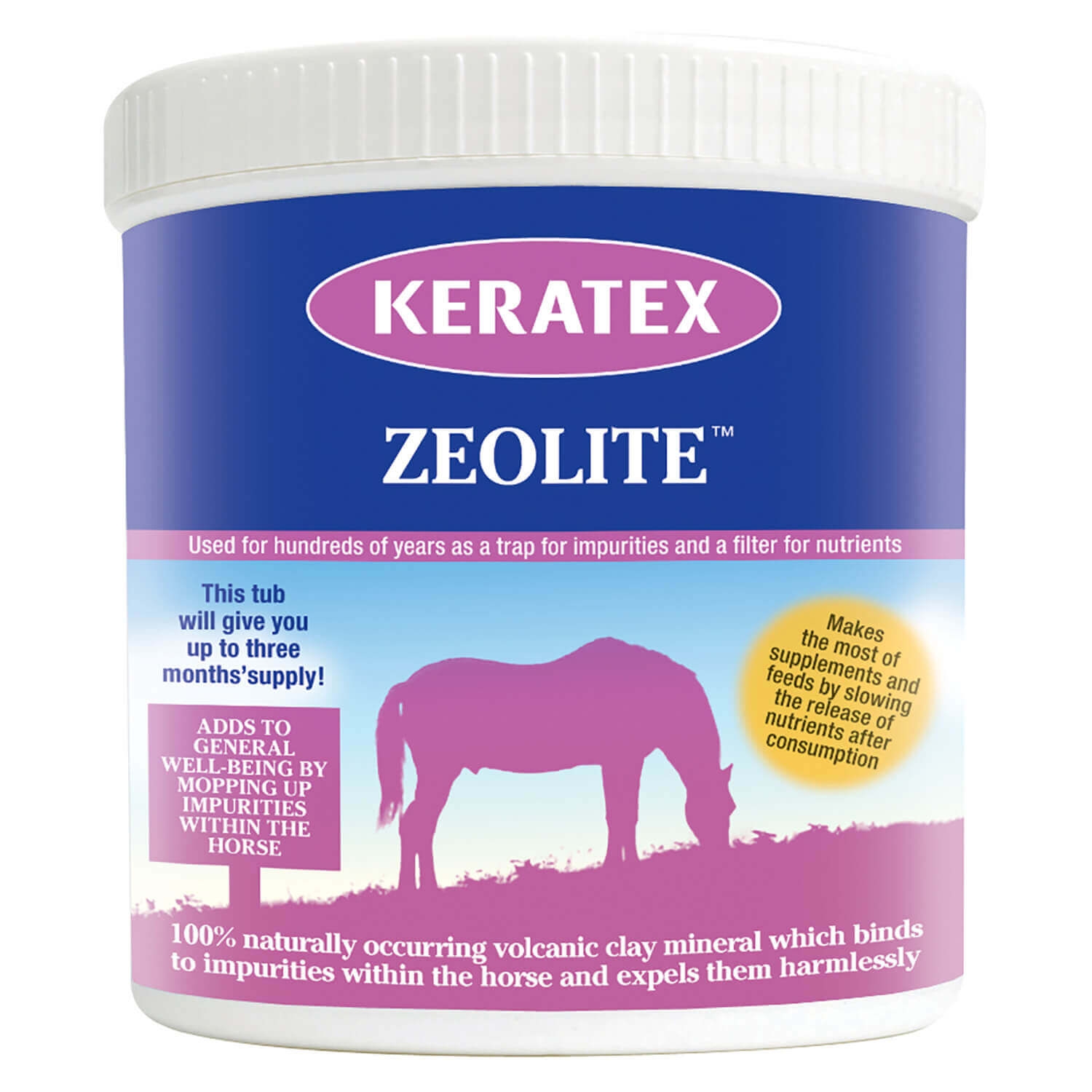 KERATEX ZEOLITE  900g